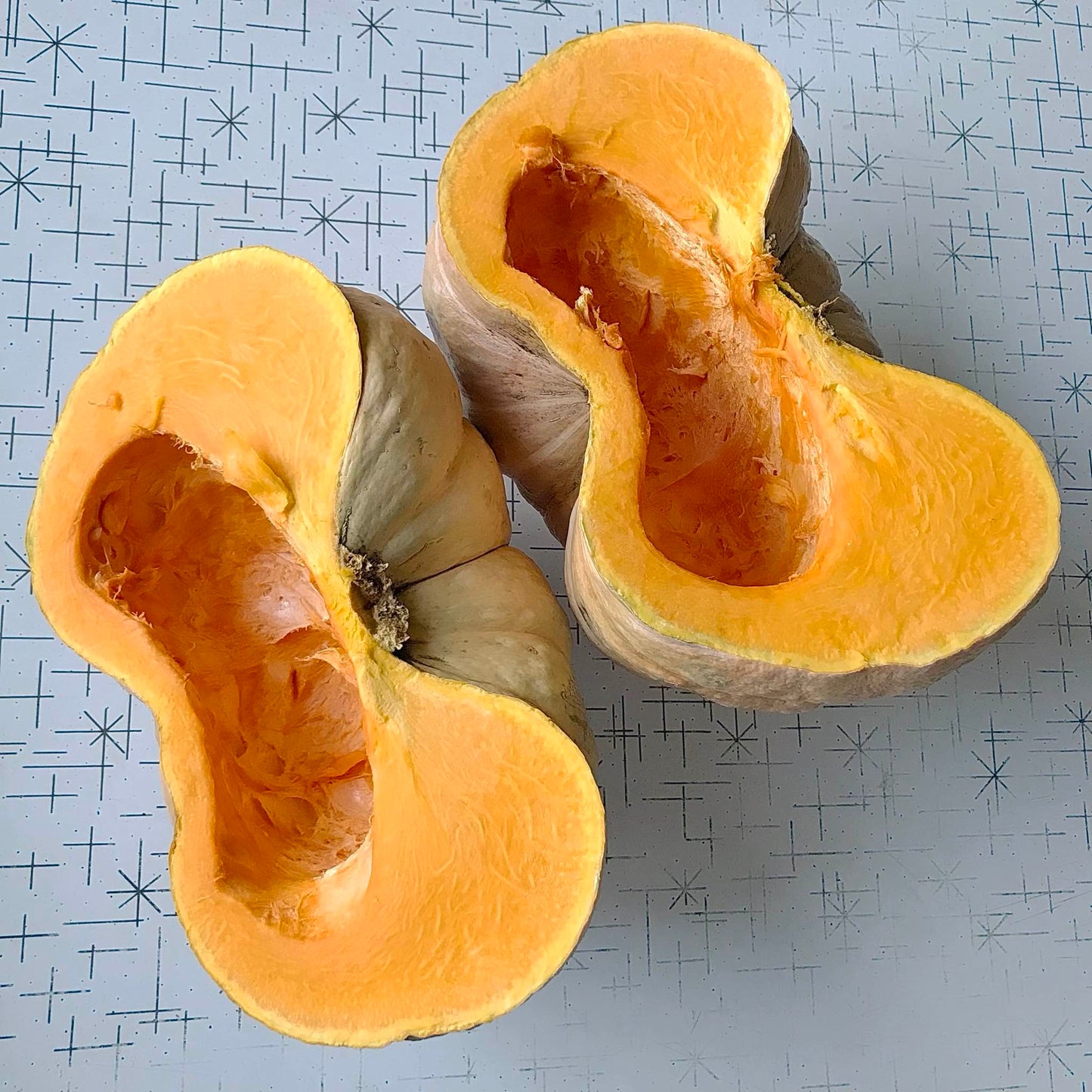 interior of an aged mramornaja squash